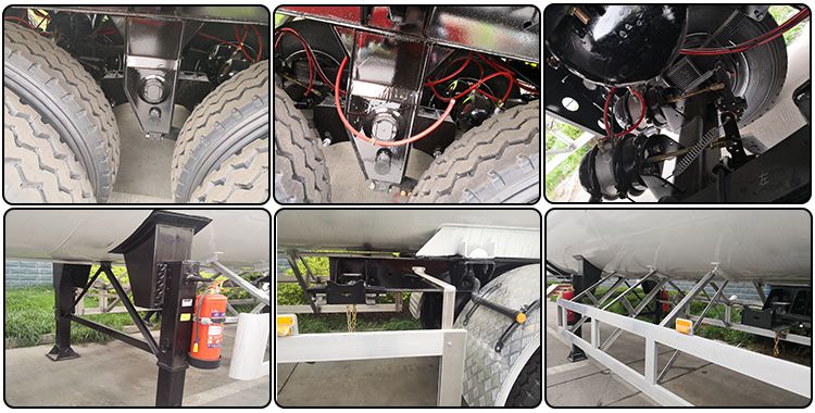 Factory Price Gas Trailer Gas Tanker Trailer Liquid Natural Gas Tanker Trailer