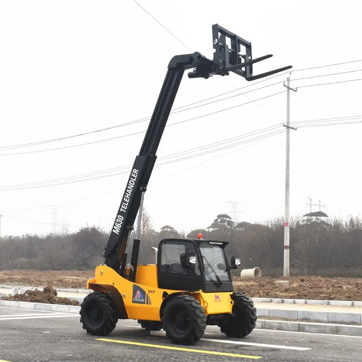 Small Farm and Agriculture Machinery Telescopic Loader Forklift 6-7m Telehandler Like Manitou Jcb