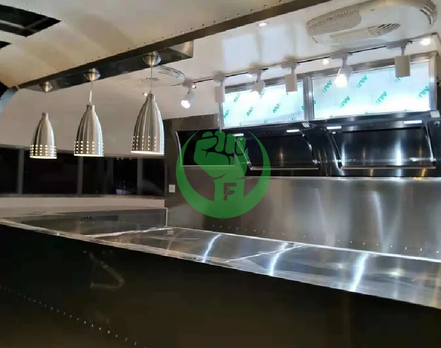 Fast Food Truck Trailer Kebab Coffee Cart for Sale