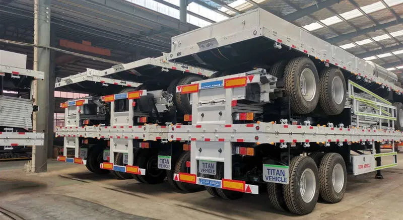 Fence Stake Trailer Animal Cattle Transport Livestock Trailer for Sale in Zambia