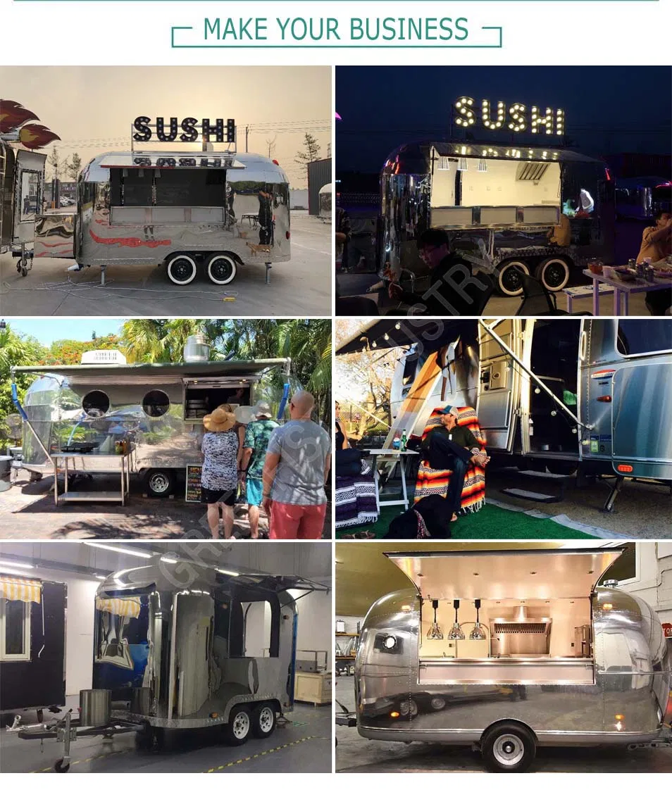 Food Donut Kiosk Bar Trailer Mobile Food Trailer