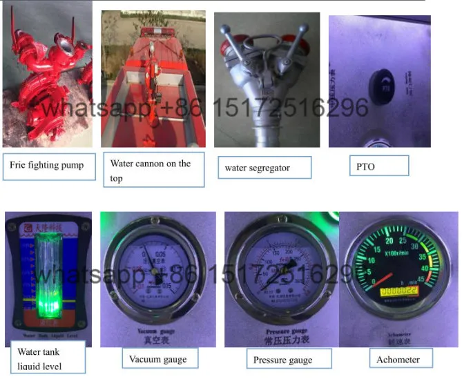 for Isuzu 6 Wheels Fire-Fighting Truck Isuzu Ftr