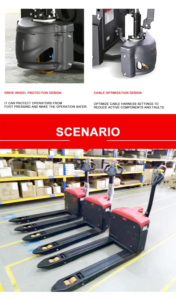 Forklift Telehandler Electr Pallet Truck Sales 1.5 Ton Hand Pallet Truck Cbd15W