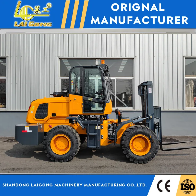 Forklift Truck Yellow Colour for Exporting