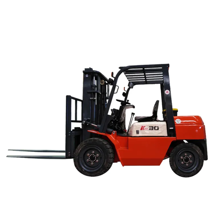 Forklift with Solid Tire Side Shift and Free Mast Famous Brand 3 Ton Diesel Forklift with Good Price