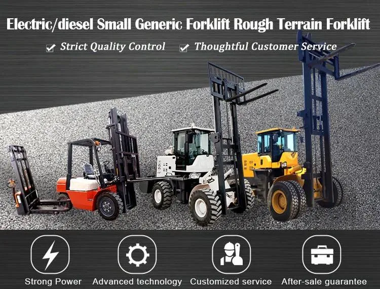 Forklift with Solid Tire Side Shift and Free Mast Famous Brand 3 Ton Diesel Forklift with Good Price