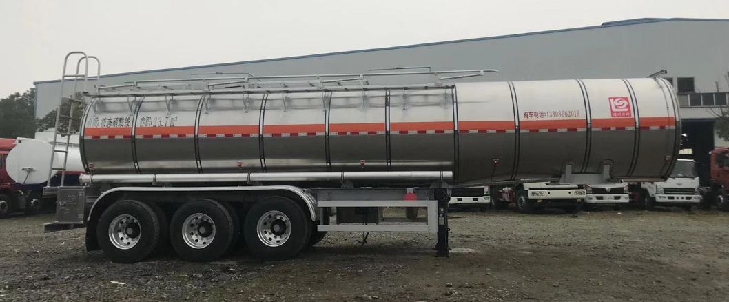 GLS Liquid Asphalt Transport Tank Semi-Trailer, Heat Preservation Tank