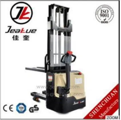 Good Quality 1t-1.2t Double Lift Full Electric Stacker Jeakue