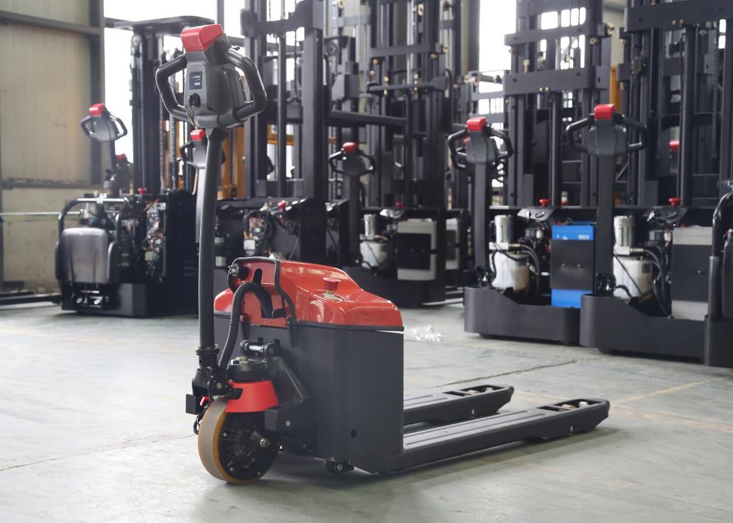 Handling Forklift Electric Pallet Truck Lithium Powered Hydraulic Pallet Jack Mini Electric Pallet Truck for Sale