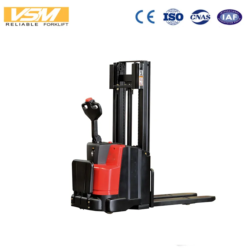 Hangcha Material Handling 1t 1.5t Electric Pallet Stacker Truck
