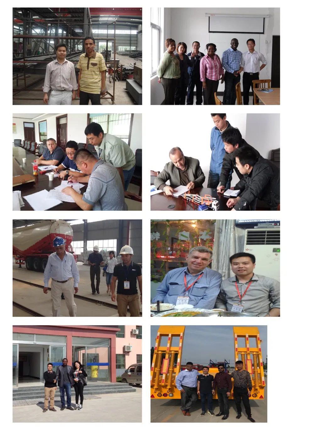 Heavy Load 40FT 3 Axle Bulk Cargo Flatdeck Truck Trailer for Goods Transportation