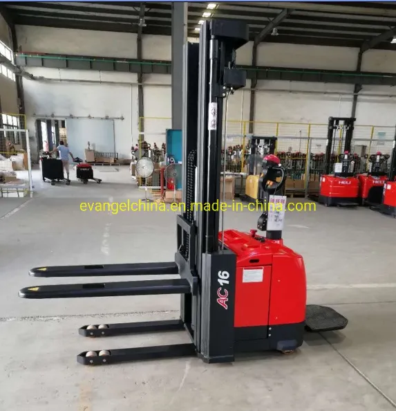 Heli 1.6ton/2ton Full AC Electric Pallet Stacker Cdd16/Cdd20 with Pedal