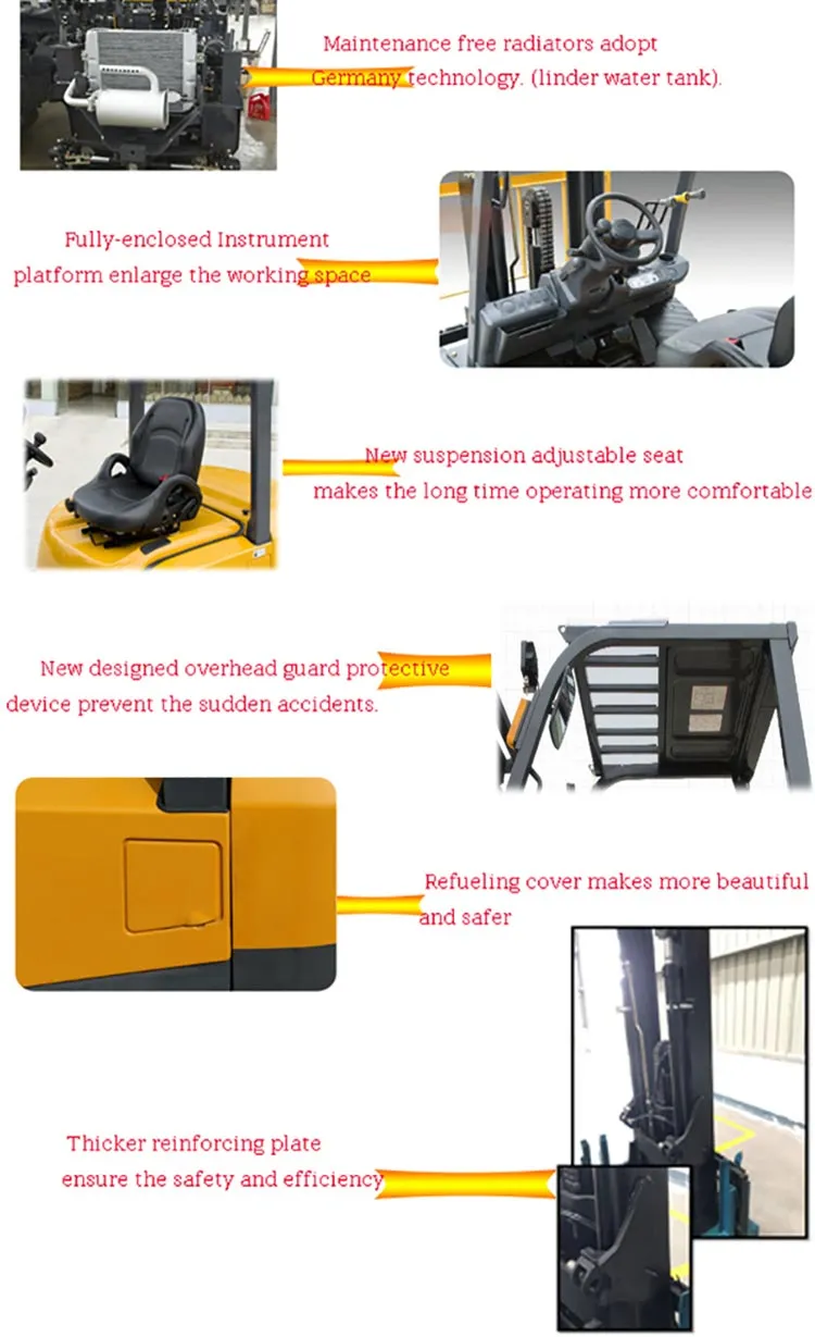 Hifoune Brand Diesel Engine Truck with CE Goodsense Forklift