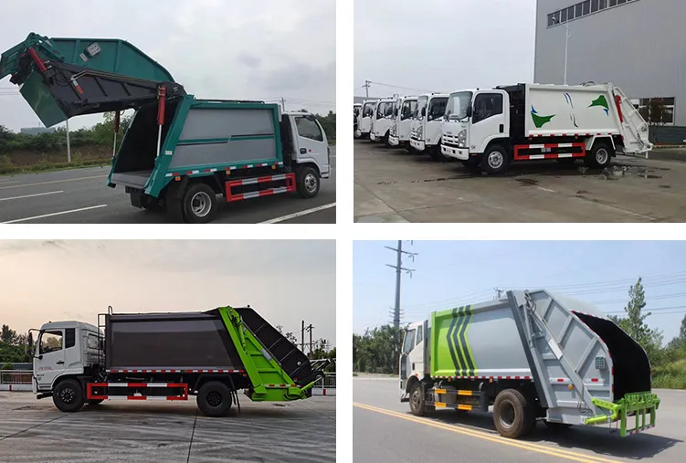 High-End Sanitation Compressed Garbage 4X2 Garbage Removal Truck