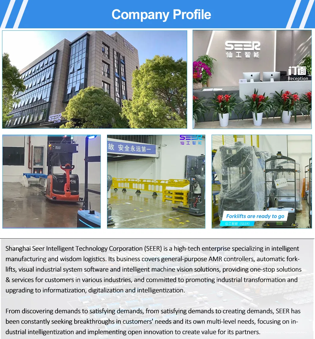 High Performance > 500mm > 5000mm Seer Shanghai Rough Terrain Electric Forklift