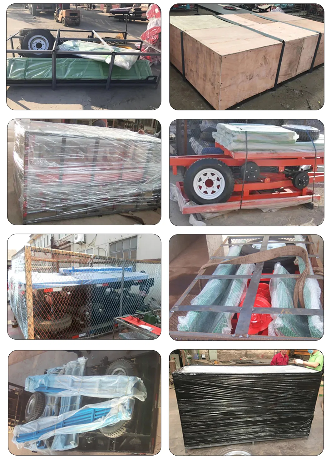 High Productivity Hydraulic Dump 2 Ton Mini Farm Walking Tractor Trailer 7c-2/7cx-2 List Price