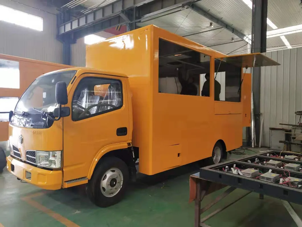 High Quality LED Screen Food Trailer Citroen Van Truck for Sale
