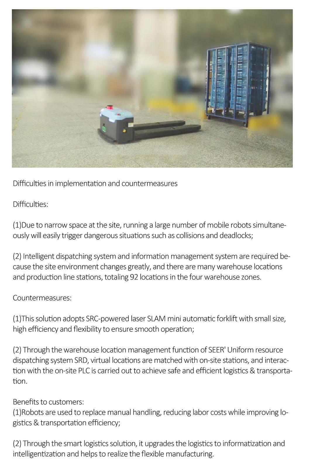 High Stability 1.5ton AC Motor Electric Forklift 3 Way Vna