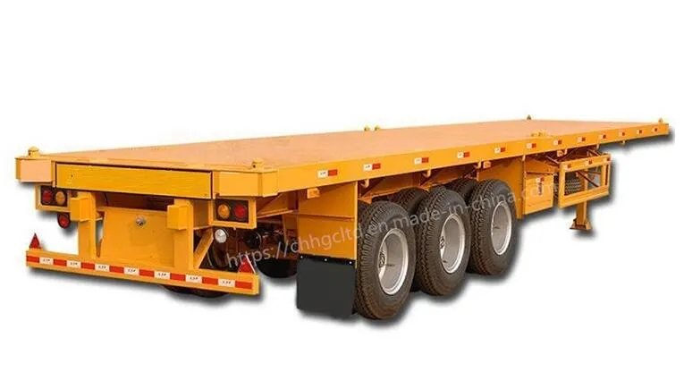 Hot Sale 20FT/40FT Container Cargo Delivery Flatbed Truck Semi Trailer