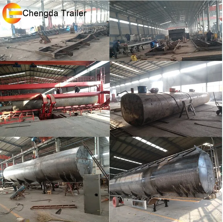 Hot Sale 3/4/5 Compartments 42000L Aluminum Oil Fuel Petrol Tank Semi Trailer