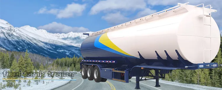Hot Sale 3/4/5 Compartments 42000L Aluminum Oil Fuel Petrol Tank Semi Trailer