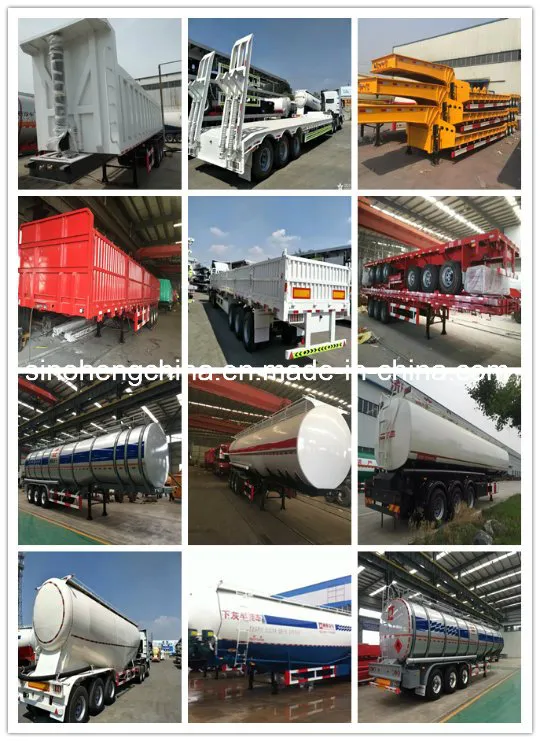 Hot Sale 3 Axles Truck Trailer Rear Dump Semi Trailer