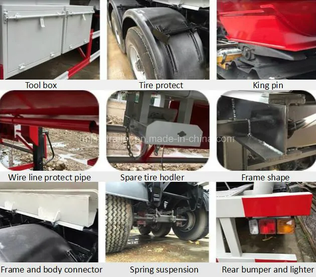 Hot Sale 56cbm Carbon Steel 3 Axle LPG Tanker Semi Trailer with Good Price