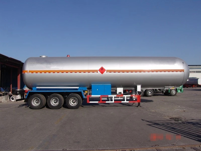 Hot Sale 56cbm Carbon Steel 3 Axle LPG Tanker Semi Trailer with Good Price