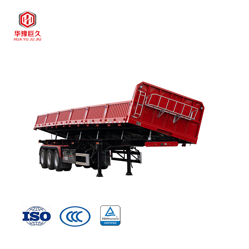 Hot Seller Tow Trucks Tipper Semi Trailer with Leaf Spring Suspension