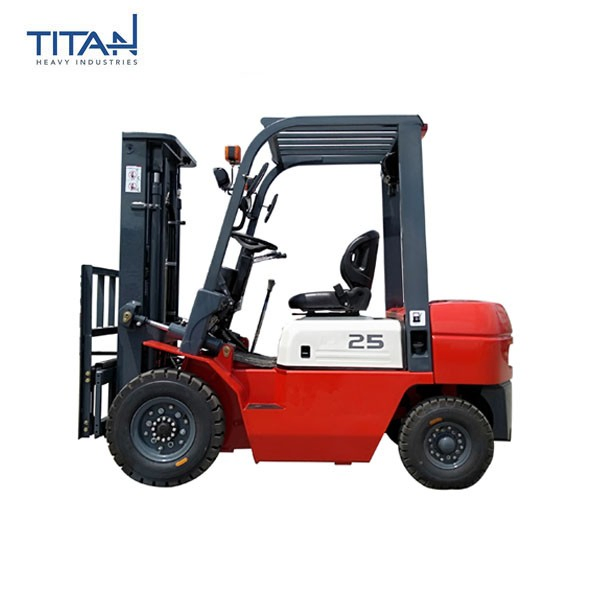 Hot Selling Titanhi Diesel Forklift The Driving Axle Is Conbined In Cast Steel Structure