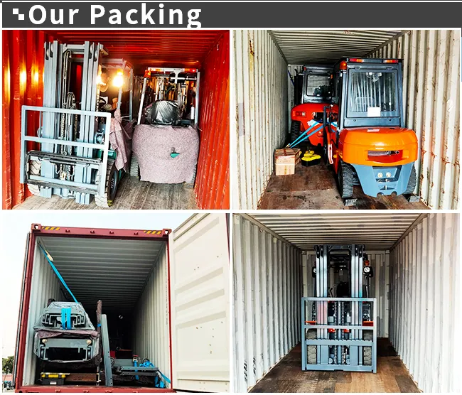 Hot Selling Titanhi Diesel Forklift The Driving Axle Is Conbined In Cast Steel Structure