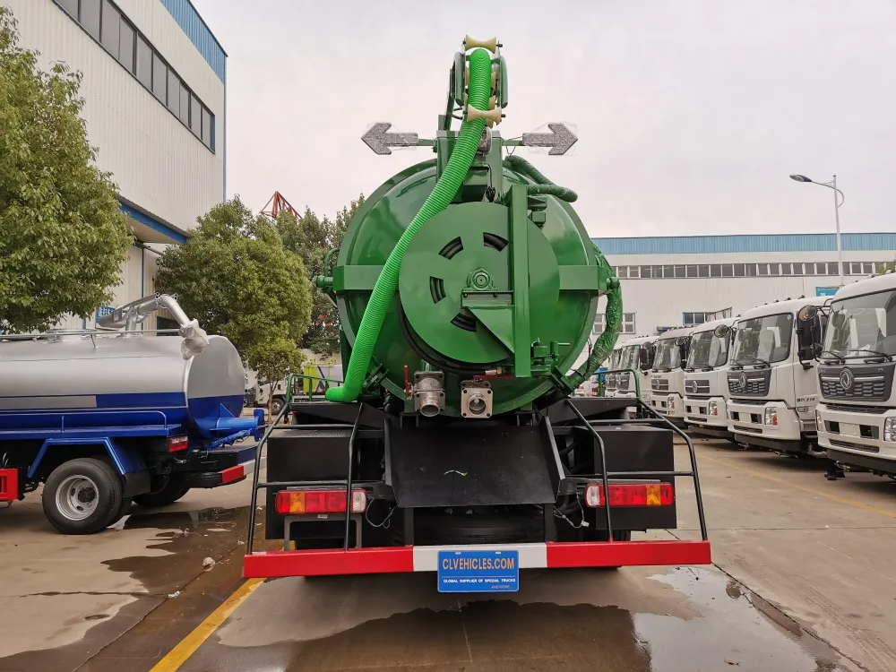HOWO 4X2 10000L 10cbm Sewage Vacuum Truck Sewage Suction Truck Fecal Suction for Sale