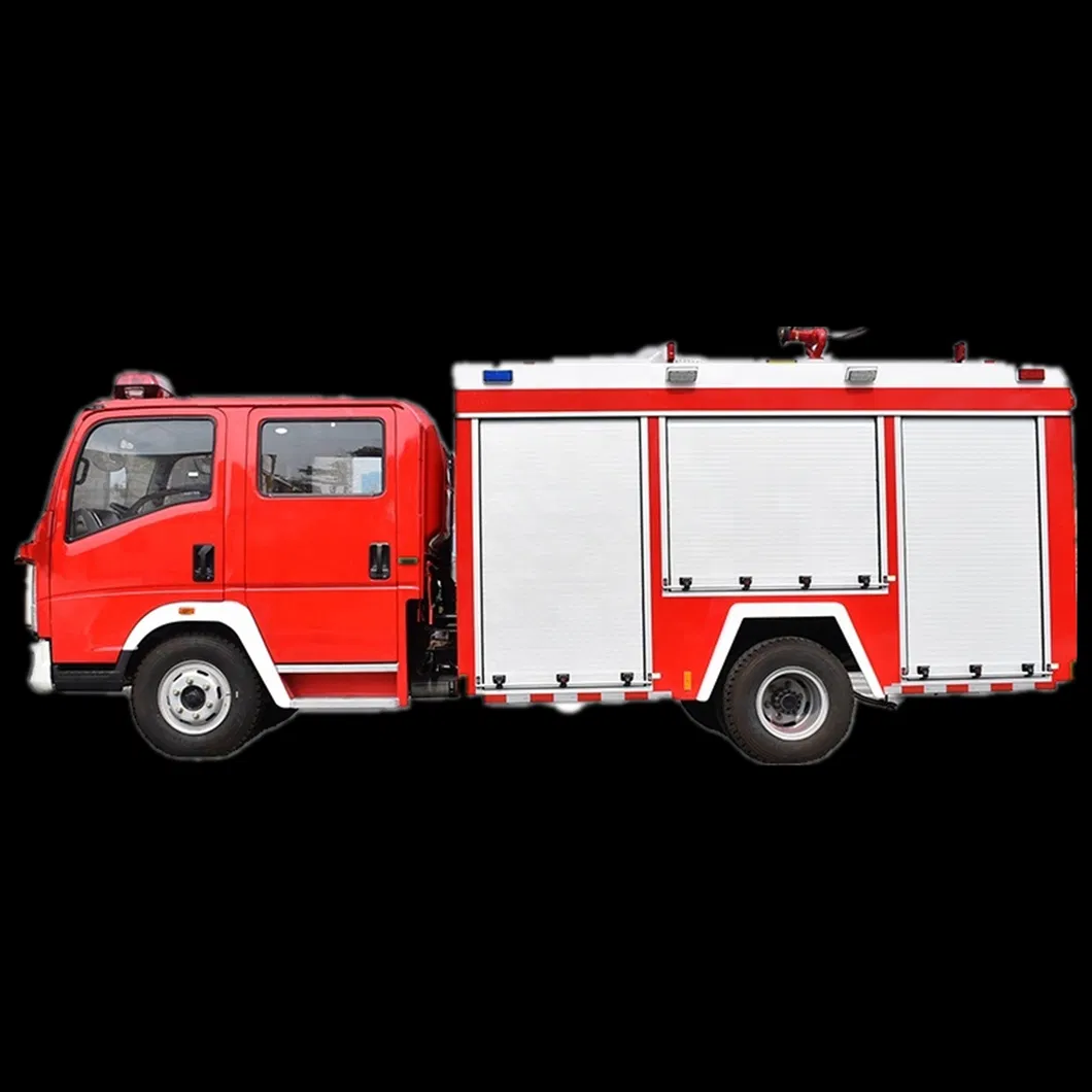 HOWO Light Fire Fighting Truck (4Ton Fire Engine with Pump CB10/40 Cannon > 60M)