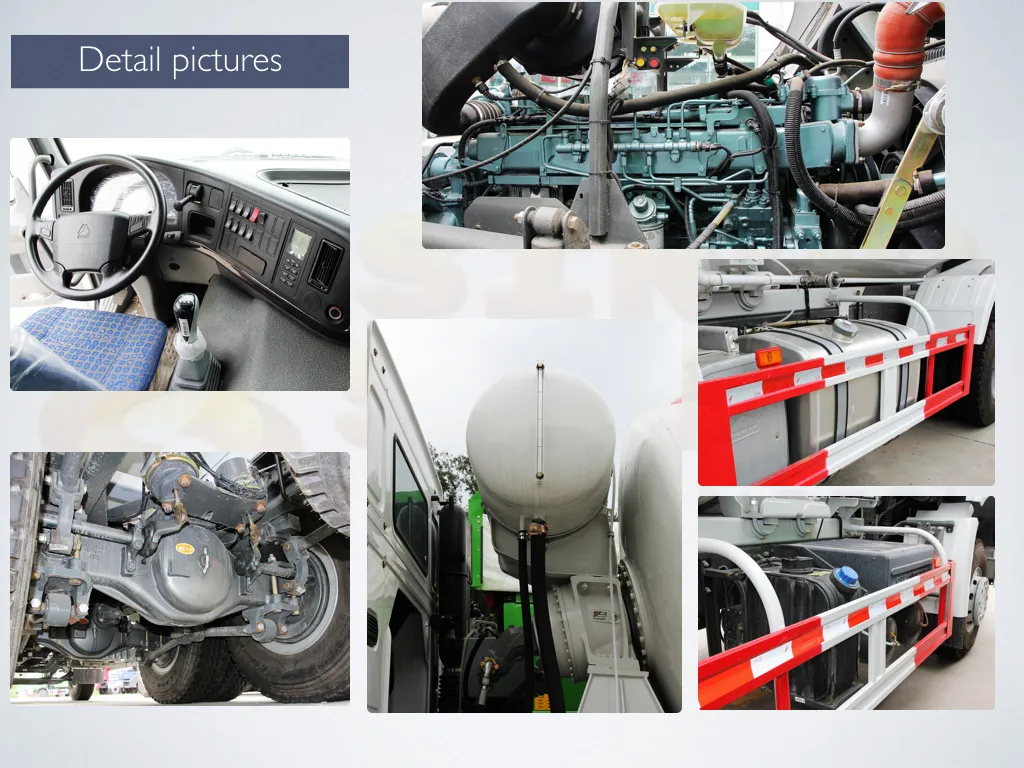 HOWO Used Heavy Concrete Mixer Truck Sinotruk Diesel Engine 4-16cbm Volumetric Type Truck Heavy Cement Mixer Trucks Hot Sale