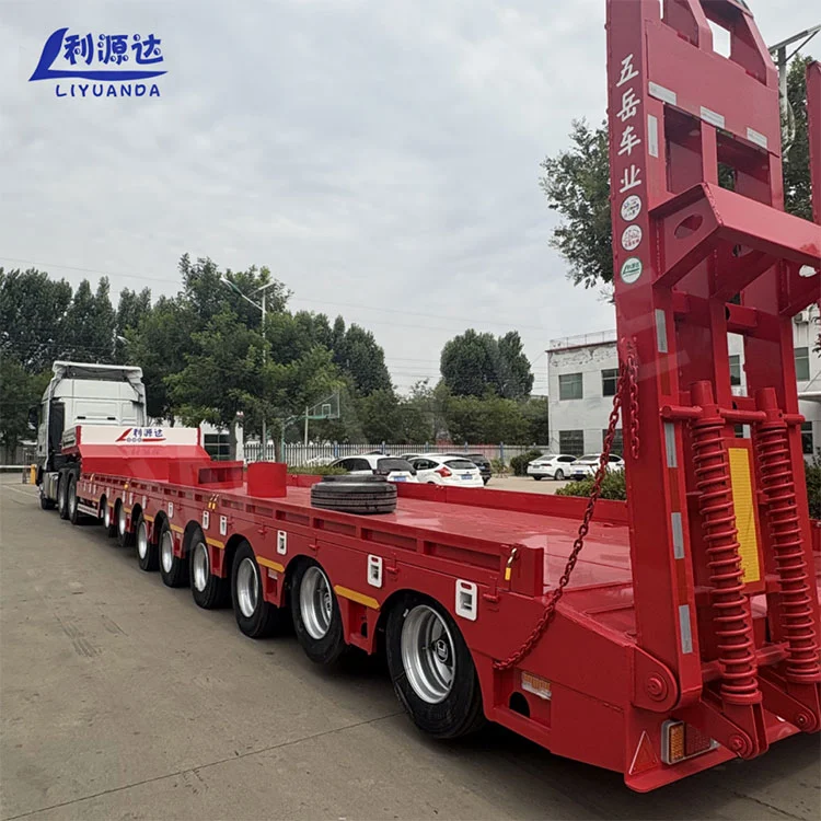  Eight-axle High and Low Flatbed Trailer