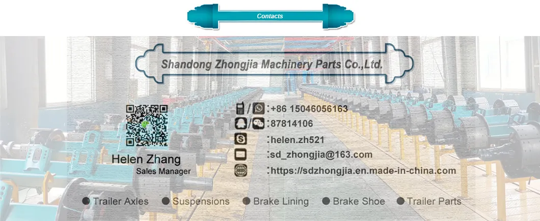 Inboard Fuwa Axle 13t 15t for Auto Spare Parts and Truck Spare Parts