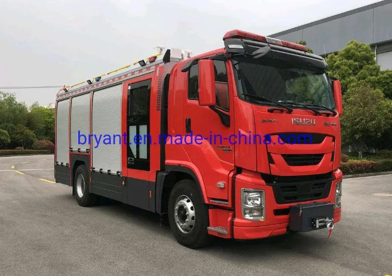 Isuzu Giga Fire Truck with 8 Ton Water Tank