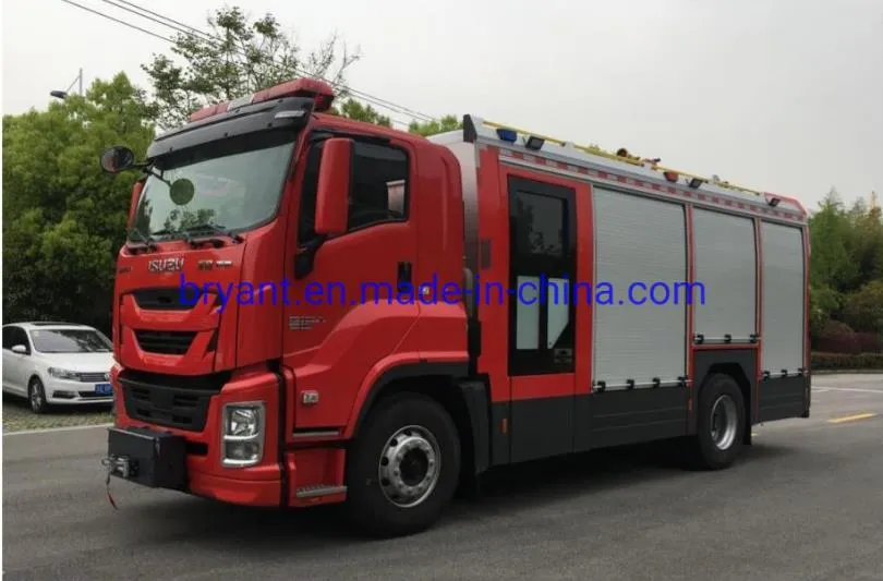 Isuzu Giga Fire Truck with 8 Ton Water Tank