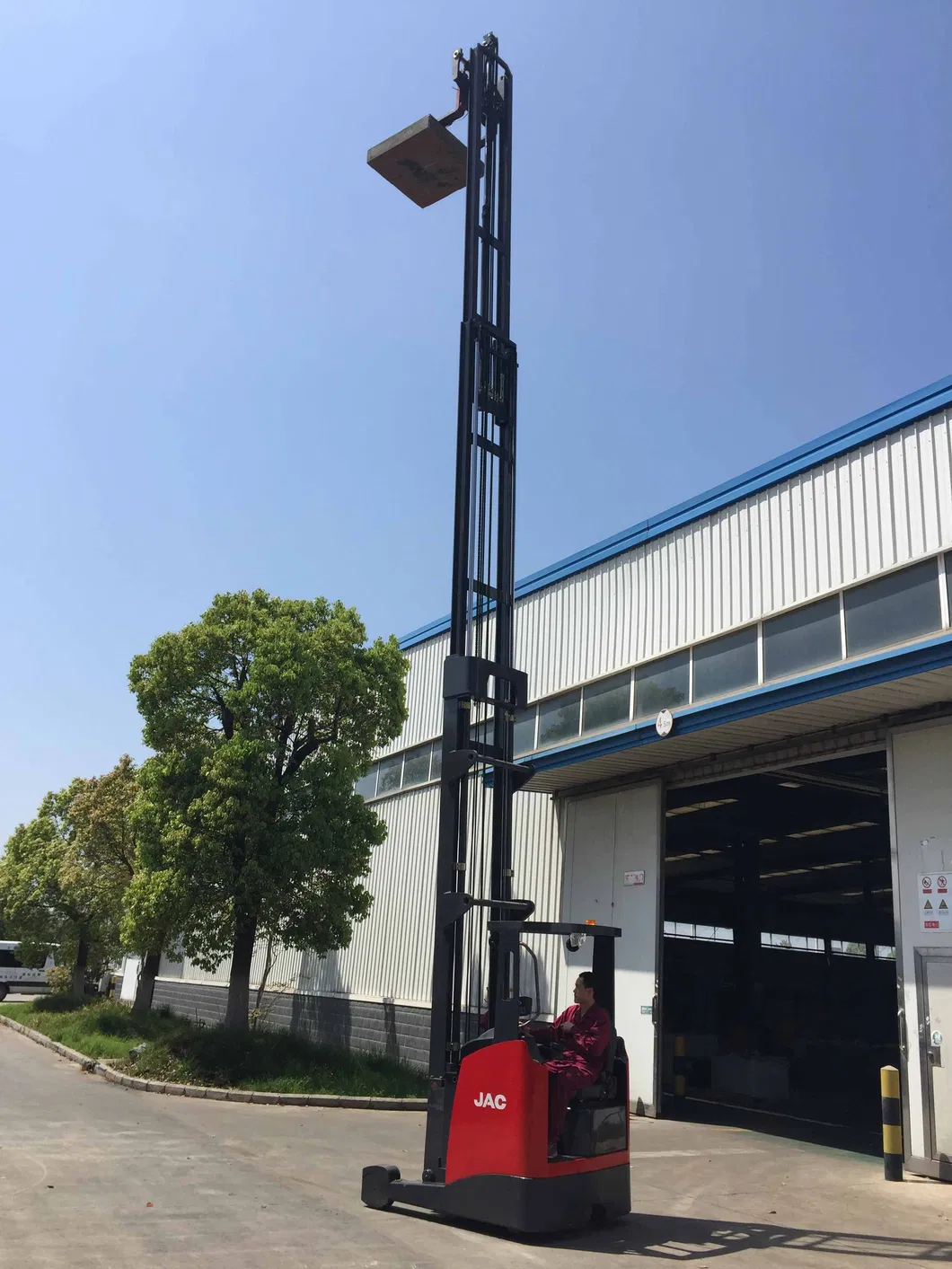 JAC 1.6ton Reach Forklift/Cqd16/Electric Reach Truck/Stacker/Forward-Type Electric Forklift/Seat Type