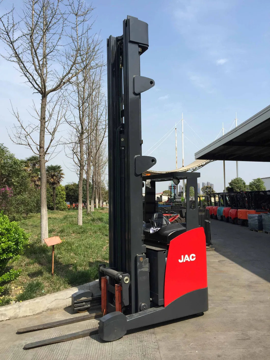 JAC 1.6ton Reach Forklift/Cqd16/Electric Reach Truck/Stacker/Forward-Type Electric Forklift/Seat Type