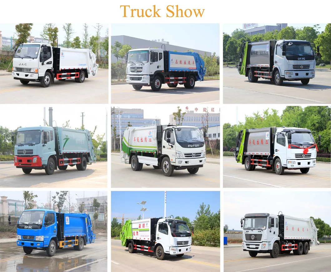 Japan Brand Isuzu 4X2 Small Garbage Truck Dimension Swing Arm