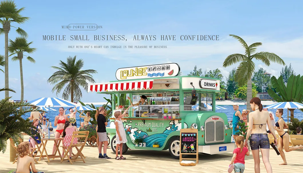 Jekeen Factory Direct Price of Food Truck with CE Ice Cream Cart Hot Dog Truck-Miko