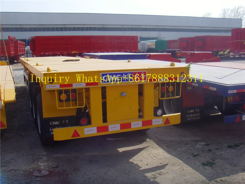 Jnhtc Brand 40 FT 3 Axles Flatbed Trailer Sales in Dubai