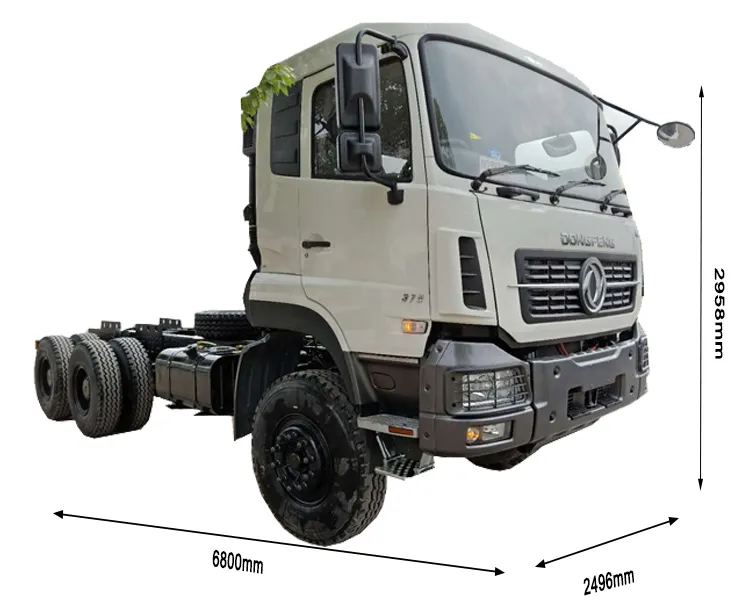 Jushixin Sinotruk HOWO 4*2 371HP 6 Wheelers Truck Head for Sale