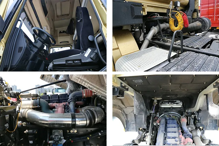 Jushixin Sinotruk HOWO 4*2 371HP 6 Wheelers Truck Head for Sale