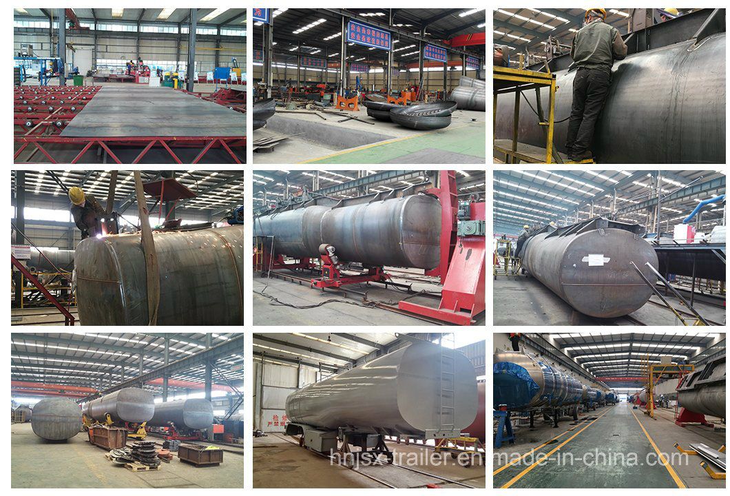 Jushixin Super Quality 42m3/42cbm/42000L Fuel Oil Diesel Gasoline Storage Tank