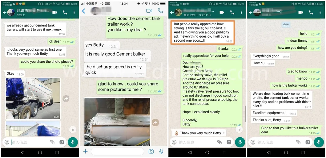 Kenya 28ton 30ton 30cbm Cement Bulk Trailer