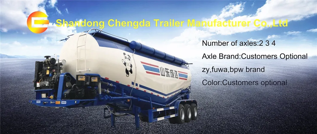 Kenya 28ton 30ton 30cbm Cement Bulk Trailer