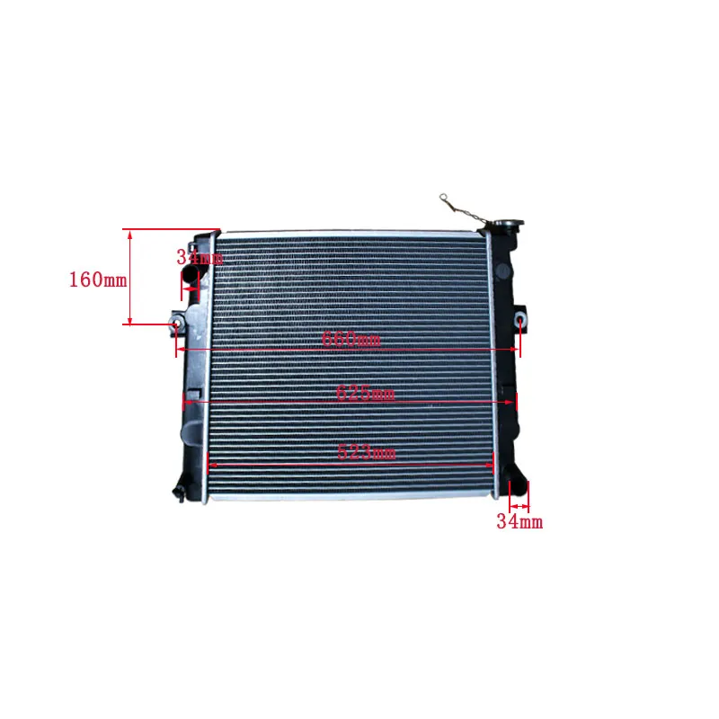Komastu 16 2-3t/94le, OEM 3eb-04-52610 Water Radiator