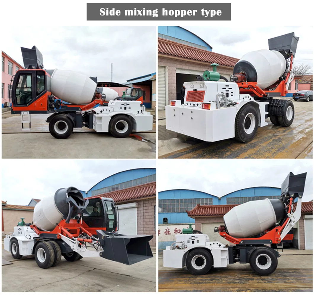 Latest Type Jzm350 Concrete Mixer with Self Loading Concrete Mixer Fiori Price